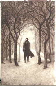 Underpainting in black and white